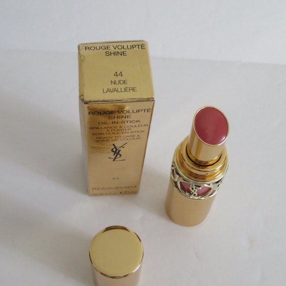 Yves Saint Laurent Other - 🎉HP-Yves Saint Laurent,Rouge Volupté Shine Lipstick Balm-44 Nude Lavallier, NWT